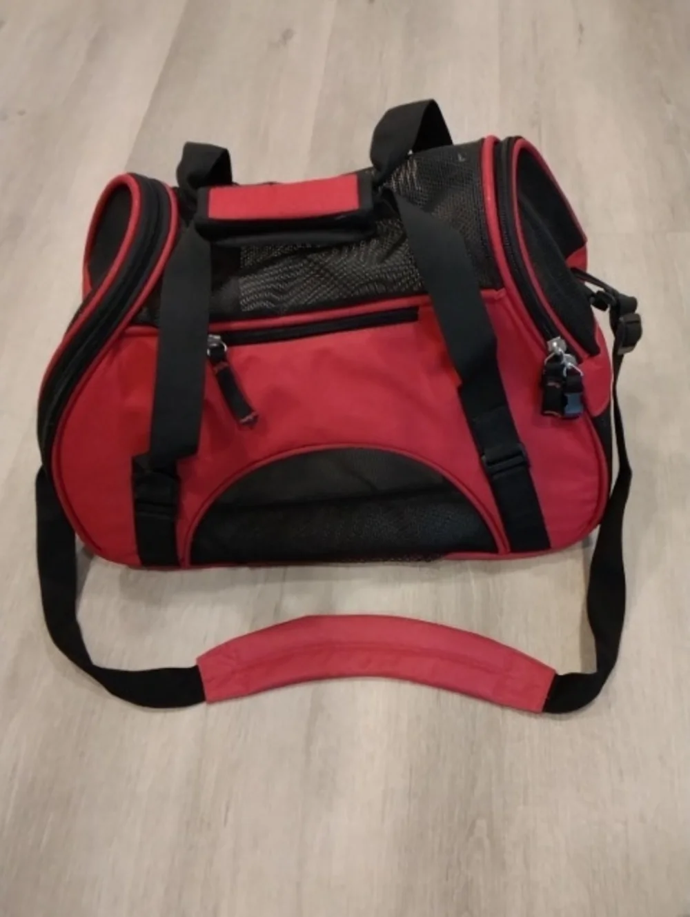 Soft Sided Nylon & Mesh Pet Carrier -Pink